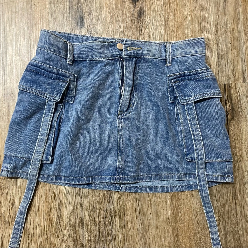Blue Jean mini skirt